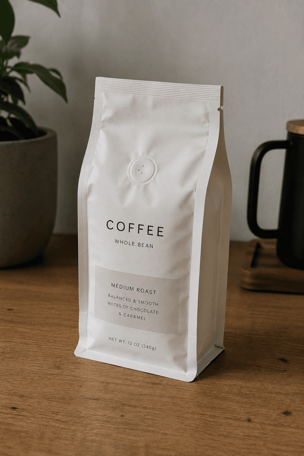 Coffee bag, before